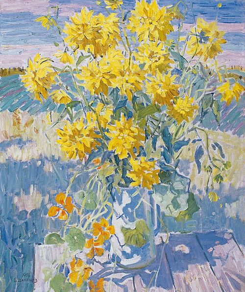 502px-Shamanov-Boris-September-Yellow-flowers-new166bw.jpg