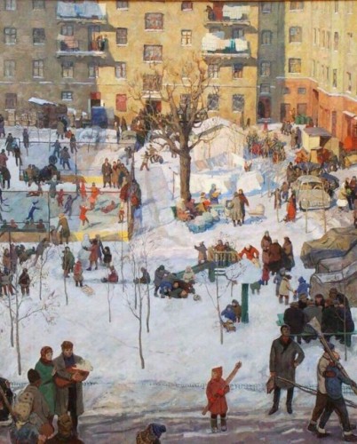 Отключили интернет. Холст. Масло.