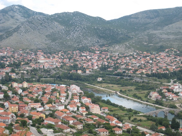 вид с холма Црквине Босния Герциговина