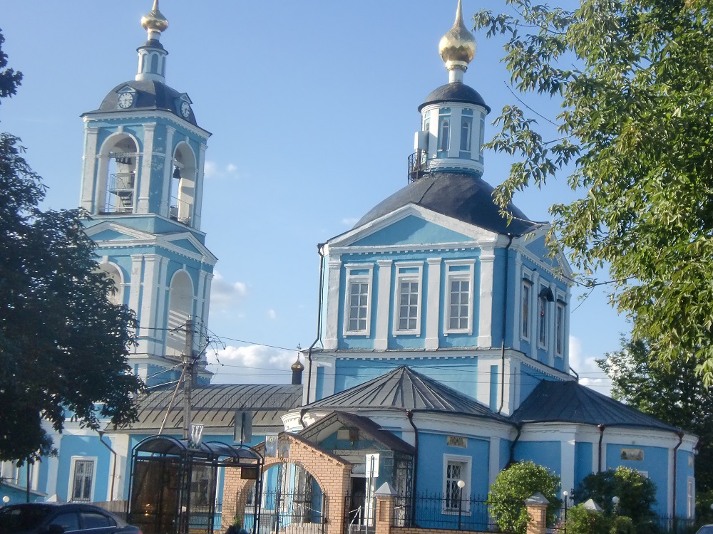 Храм апостолов Петра и Павла, там нам посчастливилось взять благословение у самого о.Германа.
