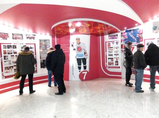 Уголок памяти Алексея Черепанова в Арене